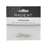 Radient - Body Clips Small Silver X10
