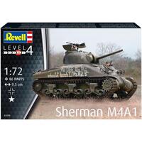 Revell - 1/72 Sherman M4A1 Plastic Model Kit