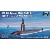 Riich Models - 1/350 USS Los Angeles Class Flight III (688 improved) SSN Plastic Model Kit