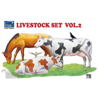 Riich Models  - 1/35 Livestock Set Vol.2 Plastic Model Kit