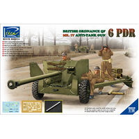 Riich Models - 1/35 Ordnance QF 6-Pdr. Mk.IV Late War Infantry Anti-tank Gun (w/Metal barrel)