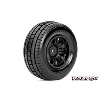 Roapex - 1/10 SC Tire Black w/12mm Hex