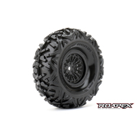 Roapex - Booster Black Wheels & Tyres w/12mm Hex