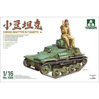Takom - 1009 1/16 Chinese Army Type 94 Tankette Plastic Model Kit