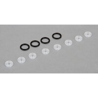 TLR - X-Ring 8 Lower Cap Seals (4): 8T 3.0