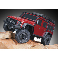 Traxxas - 1/10 TRX-4 Defender Scale & Trail Crawler (Red)