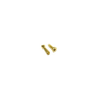 Vision - Bullet Plugs Gold - 4.0mm Low Profile (One Pair)
