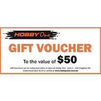 Hobby One - $50 Gift Voucher