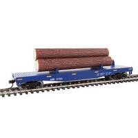 Walthers - HO Trainline Log Dump Car w/Logs ARR