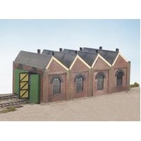 Wills - Single Road Engine Shed Kit