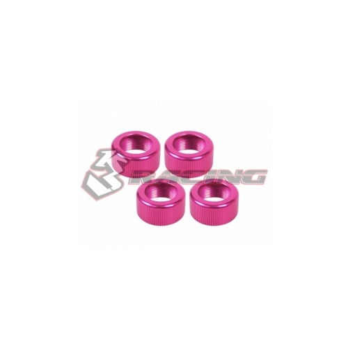 3 Racing - Oil Shock Upper Cover (4pcs) For Sakura D3 - SAK-D125/PK