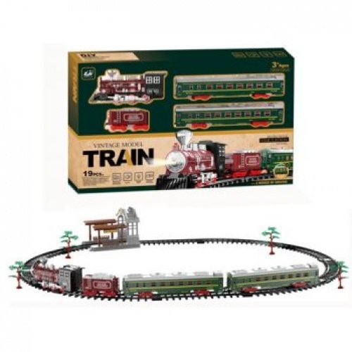 Zhong Jia Long - Battery Operated Vintage Model Train Set (19 Pce)