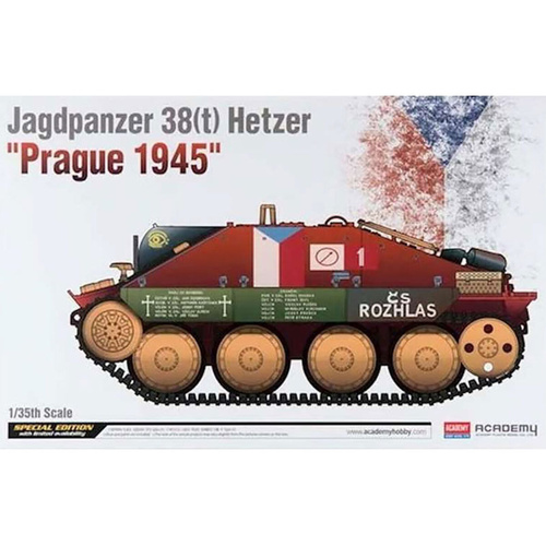 Academy 1/35 Hetzer "Prague 1945" Plastic Model Kit
