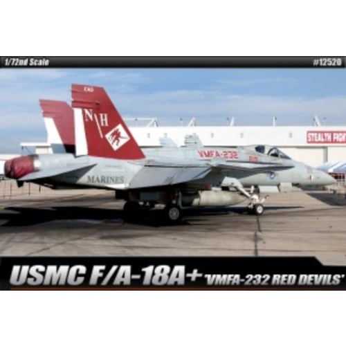 Academy - 1/72 USMC F/A 18A+ VMFA-232 Red Devils Le: Plastic Model Kit *Aus Decals* [12520]