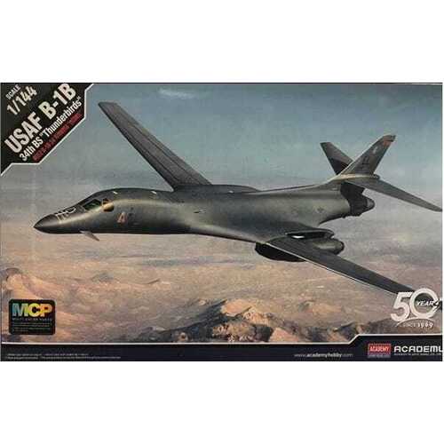 Academy - 1/144 Rockwell USAF B-1B Lancer "Thunderbirds" Plastic Model Kit [12620]