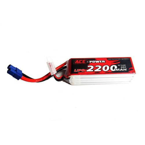 ACE Power - LiPo battery 2200mah 40c 11.1v 3S w/EC3