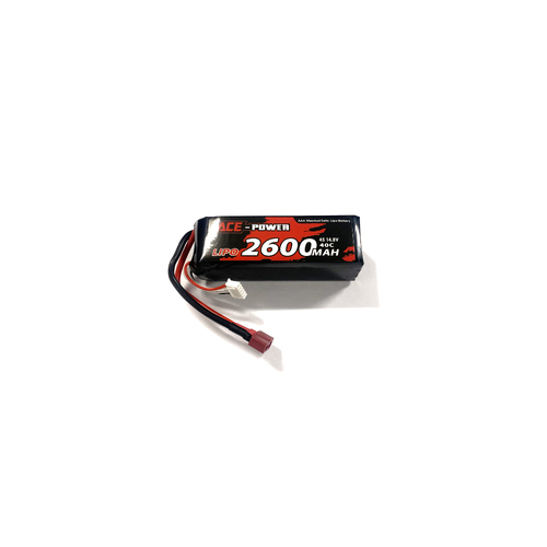 ACE power - LiPo battery 2600mah 14.8v 4s 40c w/Deans