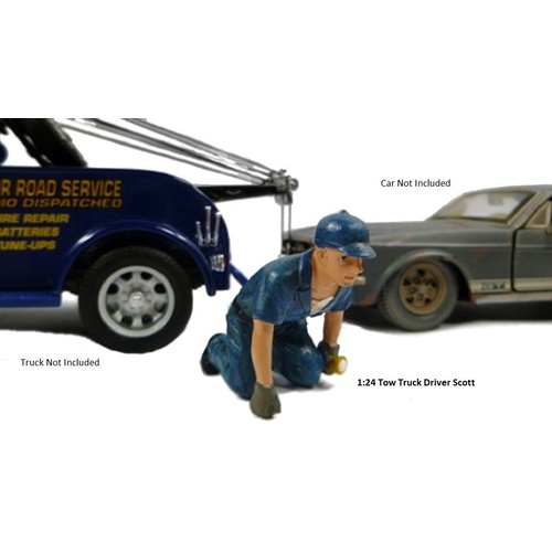 American Diorama - 1/24 Scott Tow Truck Driver Figure Accessory - AD23905