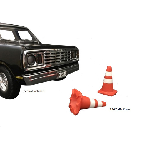 American Diorama - 1/24 Traffic Cones Accessory - AD77532