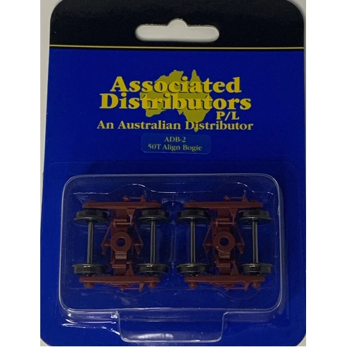 Associated Distributors - HO 50T Align Bogie with Brake Gear (Pair)