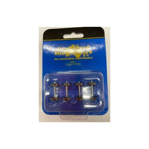 Associated Distributors - HO 10.5mm DIsc Wheel Set (4 Pce)