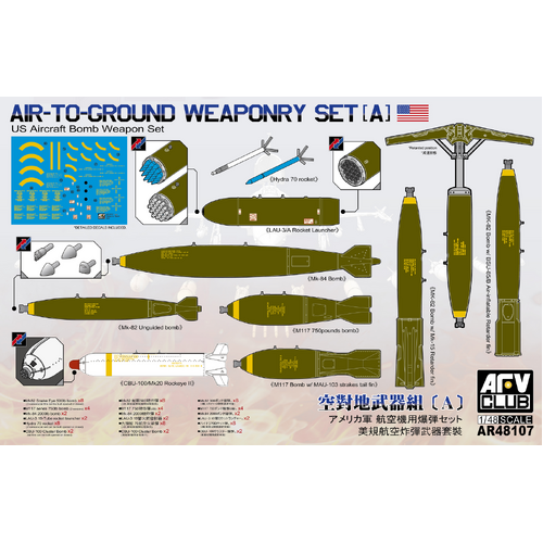 AFV Club - 1/48 Air-To-Ground Weaponry Set A