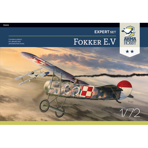 Arma Hobby - 1/72 Fokker E.V Expert Set Plastic Model Kit [70012]