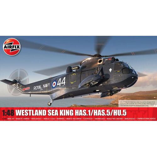 Airfix - 1/48 Westland Sea King HAS.1/HAS.2/HAS.5/HU.5 - A11006