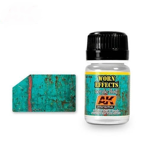AK Interactive Weathering Products - Worn Effects Acrylic Fluid