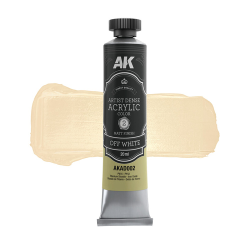 AK Interactive Artist Dense Acrylic Off White 20ml