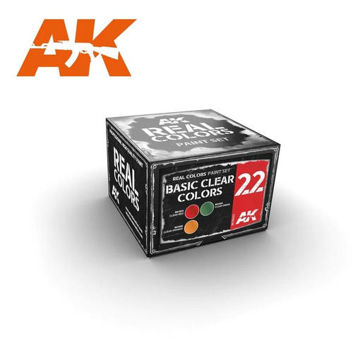 AK Interactive Real Colours - Basic Clear Colours - RCS022