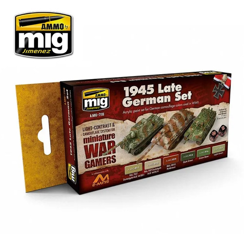 Ammo by Mig - Late 1945 German Paint Set (Wargames Series)