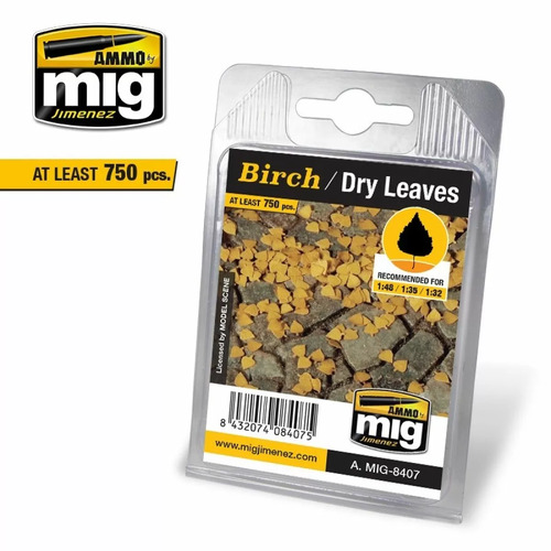 Ammo by MIG Dioramas - Leaves - Birch - Dry Leaves
