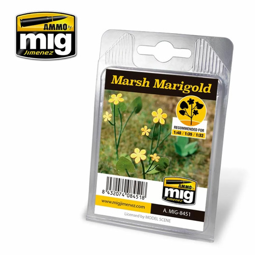 Ammo by MIG Dioramas - Laser Cut Plants - Marsh Marigold