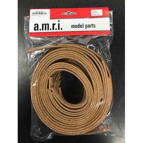 AMRI - HO Split Cork Underlay (10 Pce)