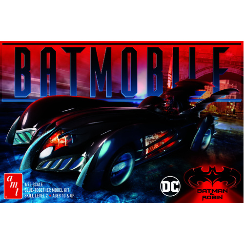 AMT 1/25 Batman & Robin Movie Batmobile Plastic Model Kit
