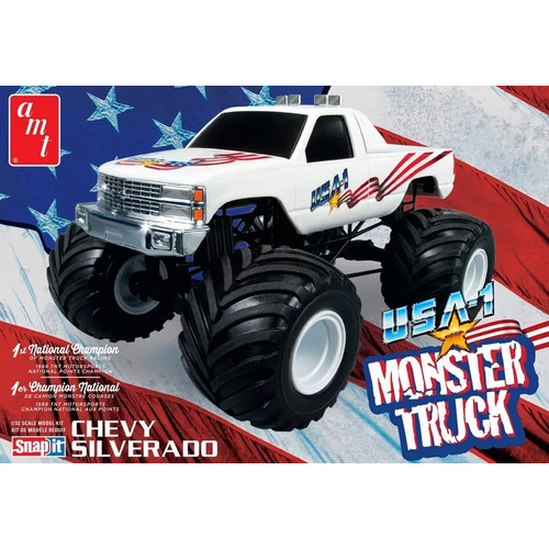 AMT - 1/32 USA 1 Monster Truck Snap Tite Kit - AMT1351