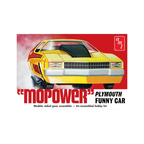 AMT 1/25 "Mopower" Plymouth Funny Car Plastic Model Kit