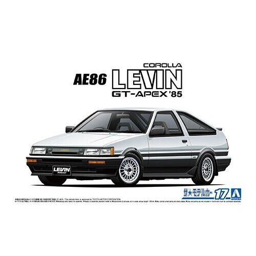 Aoshima - 1/24 Toyota AE86 Corolla Levin GT-APEX '85