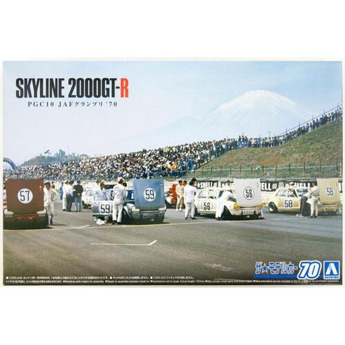 Aoshima - 1/24 Nissan PGC 10 Skyline 2000GT-R Jaf Grand Prix 1970