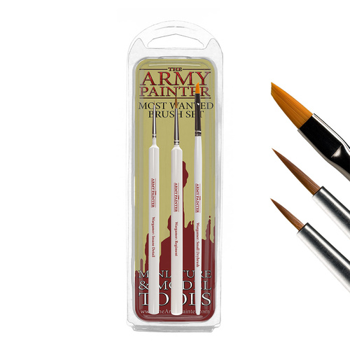 Army Painter - Starter Set - Wargamers Most Wanted Brush Set