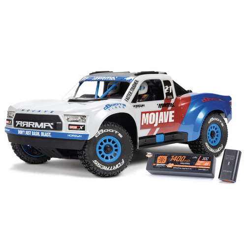 Arrma Mojave Grom 223S Brushless 1/18 4x4 Desert Truck RTR, White, ARA2304ST2