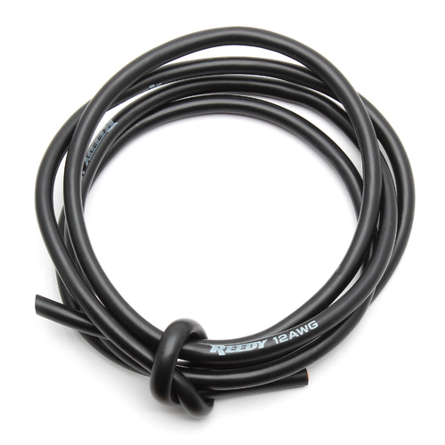 Pro Silicone Wire, 12AWG Black