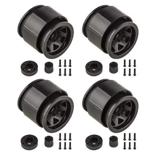 Enduro Trigon Wheels, 1.55 in, black