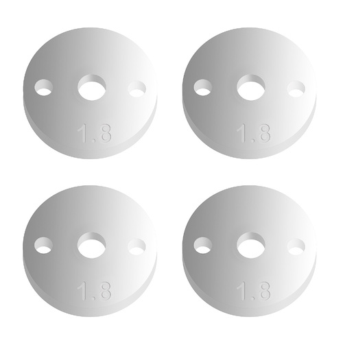 ###FT 12 mm Pistons V2, 2x1.8 mm, flat