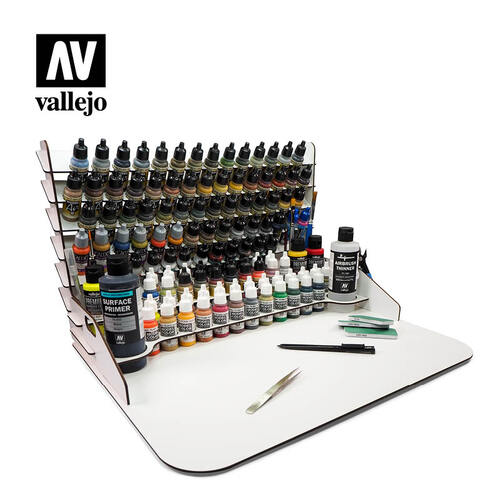 Vallejo - Paint display and Work Station w/Vertical Paint Storage (50 x 37 cm)