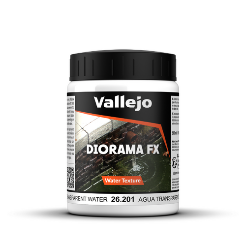 Vallejo Diorama FX Water Textures Transparent water (Colourless) 200ml