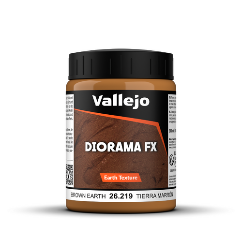 Vallejo Diorama FX Earth Textures Brown Earth 200ml