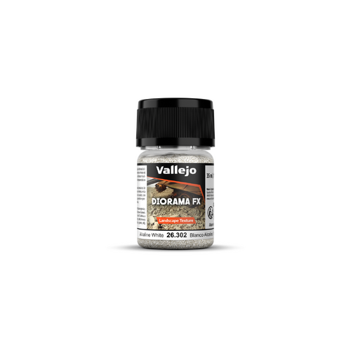 Vallejo Diorama FX Landscape Textures Alkaline White 35ml (1-2mm)