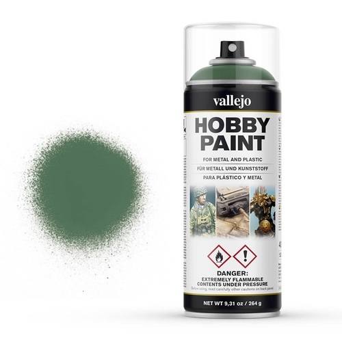 Vallejo - Aerosol Sick Green 400ml Hobby Spray Paint [28028]